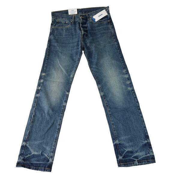 H&M &Denim Straight Regular Waist Jeans Size 32x32 CN175/82A NWT - Picture 1 of 16